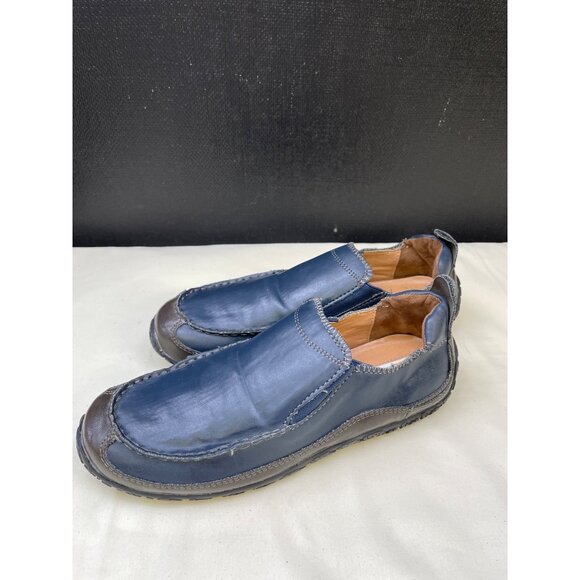 Cole Haan Boys Navy Blue Loafers Slip on School Shoes Size 3 SKU 5492 - Picture 1 of 5